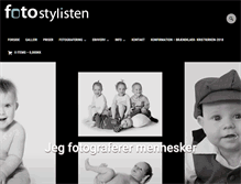 Tablet Screenshot of fotostylisten.dk